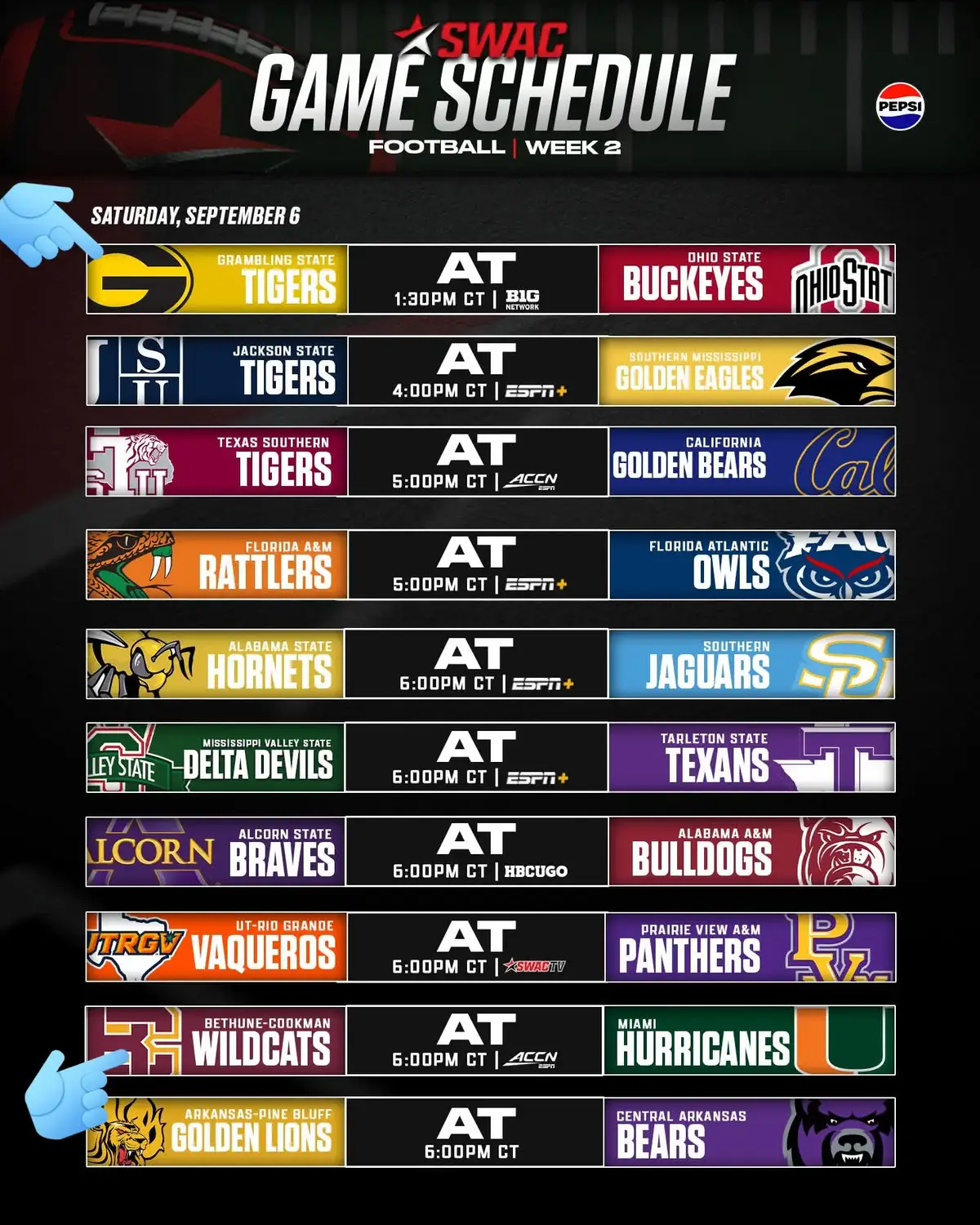poor Gramblin & Bethune  #HBCU #BLACKCOLLEGE #SWAC