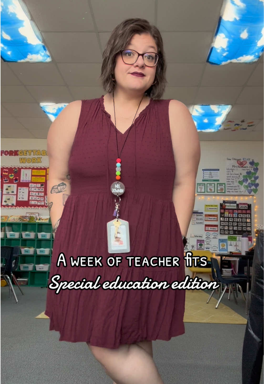 My week of teacher outfits: special education edition. #specialeducation #specialeducationteacher #plussizefashion #teacherfitcheck #teacherfashion 