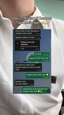 Dokter Gen-Z dikasih kerjaan malah ngelunjak 😭 Maaf banget dok, semalem abis marathon drakor 7 episode. Hanupis ini mah 😭🙏 Ya inilah BTS, seorang AsDos dan Dokter baru debut