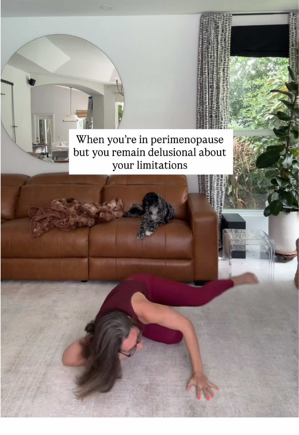 You’re saying my body can’t do this?!  #aging #perimenopause #womenover40 #thisis40 #funnywomen