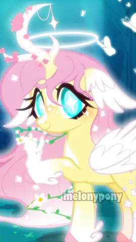 CONTEXT: In this AU, the Mane 6 have ascended into Ethereal beings. This video shows Willow Twist (Fluttershy and Discords Great grand daughter) meeting Ethereal Fluttershy out in the forest. Willow’s been having a hard time making friends because she’s quiet and doesn’t really know how to open up to others. She actually hates that about herself, and after hearing from her great grandfather Discord, she decides to look for Fluttershy for help. Fluttershy comforts her, telling her that she used to be really shy too, but her friends helped her grow more confident. She promises to guide Willow on her journey to friendship. Near the end, Fluttershy takes her flying with a whole swarm of white butterflies, giving Willow a chance to laugh and feel free for once. At the end, they both rest in the forest, and Fluttershy’s horn grows into a blossoming tree as a blessing. It’s a sign of healing, comfort, and the love she shares when nurturing nature or guiding her descendants. In this moment with Willow, the tree represents peace taking root and harmony growing stronger. Btw I will officially call this AU 