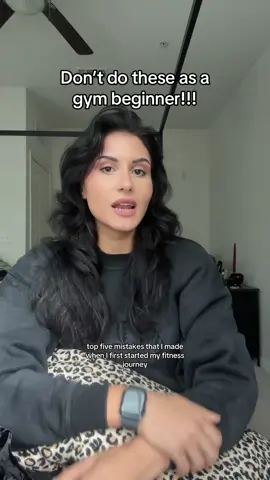 Top 5 mistakes I made as a gym beginner #GymTok 