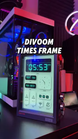 Futuristic photo frame 🤯😮 @Divoom