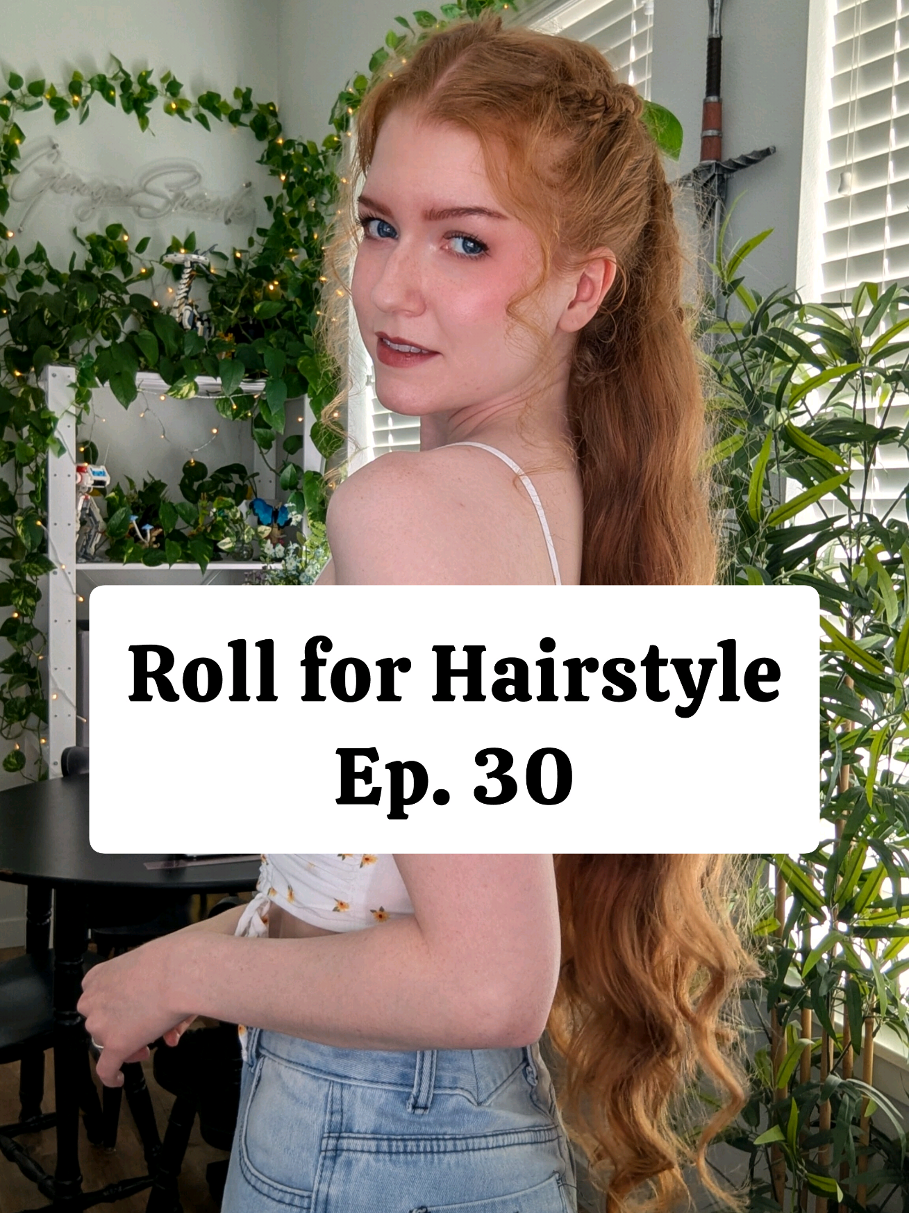 Oooooh we've got a CUTE one today!! Roll for Hairstyle episode 30 🥰 New Roll for Hairstyle episodes every Friday! Series inspired by Adventures in Aardia's Roll for Sandwich series 🥪  #rollforhairstyle #rollfor #ponytail #hairtutorial #longhair 