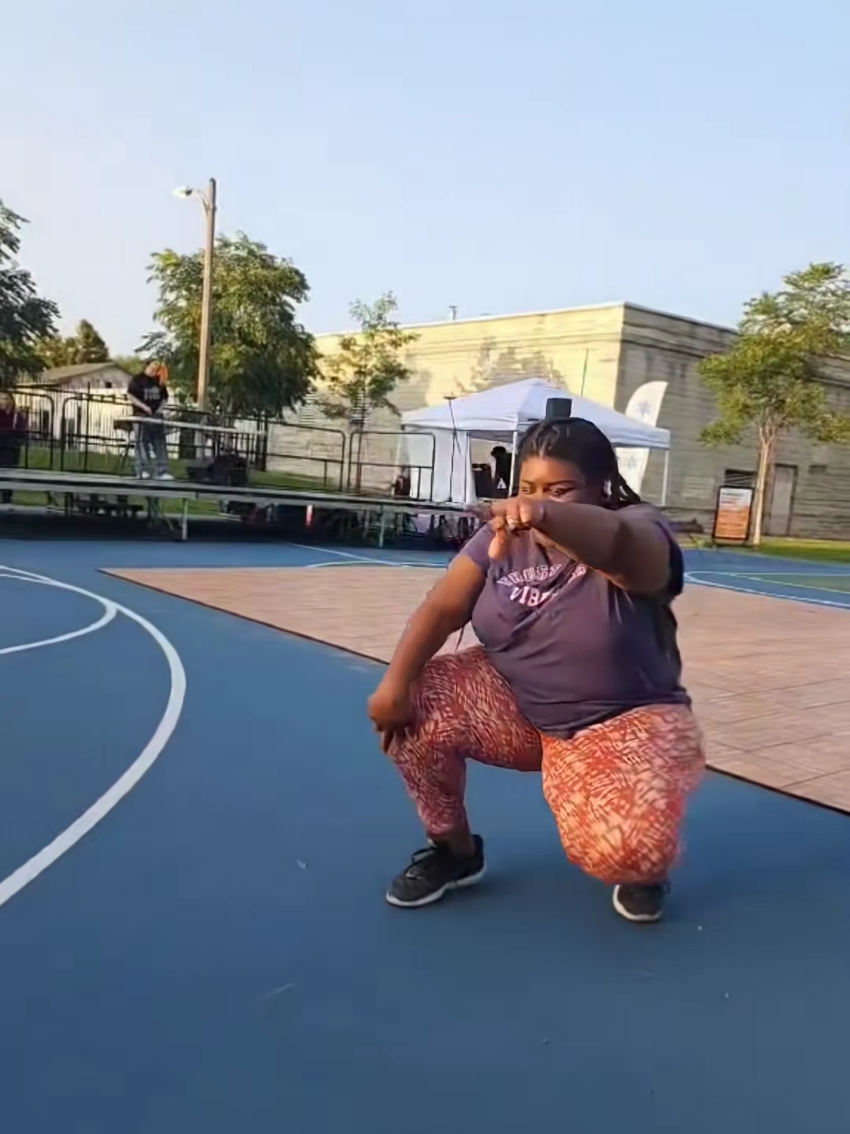 Replying to @mrs.oclaireFreestyle Friday, that body roll was accidentally on beat lol