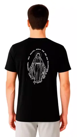 A Camiseta Volpato com Estampa Virgem Maria, é a escolha perfeita para expressar sua fé de maneira confortável e estilos. Com modelo unissex, perfeita para uso religioso, missas, encontros, retiros e eventos de fé cristã. Adote a simplicidade dessa camiseta  a sua rotina e celebre a mensagem que te representa. #maria #camiseta #virgemmaria #catolico #cristao 
