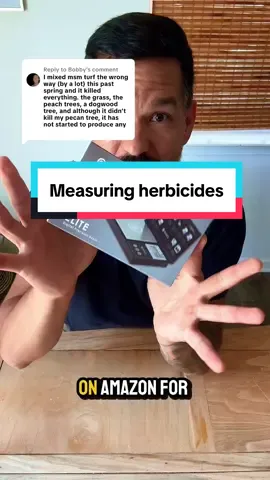 Replying to @Bobby Some lawn care products are very condesced and require small and exacting applications. That’s why I like using a precision digital scale! #lawncare #lawn #lawns #lawnmaintenance 
