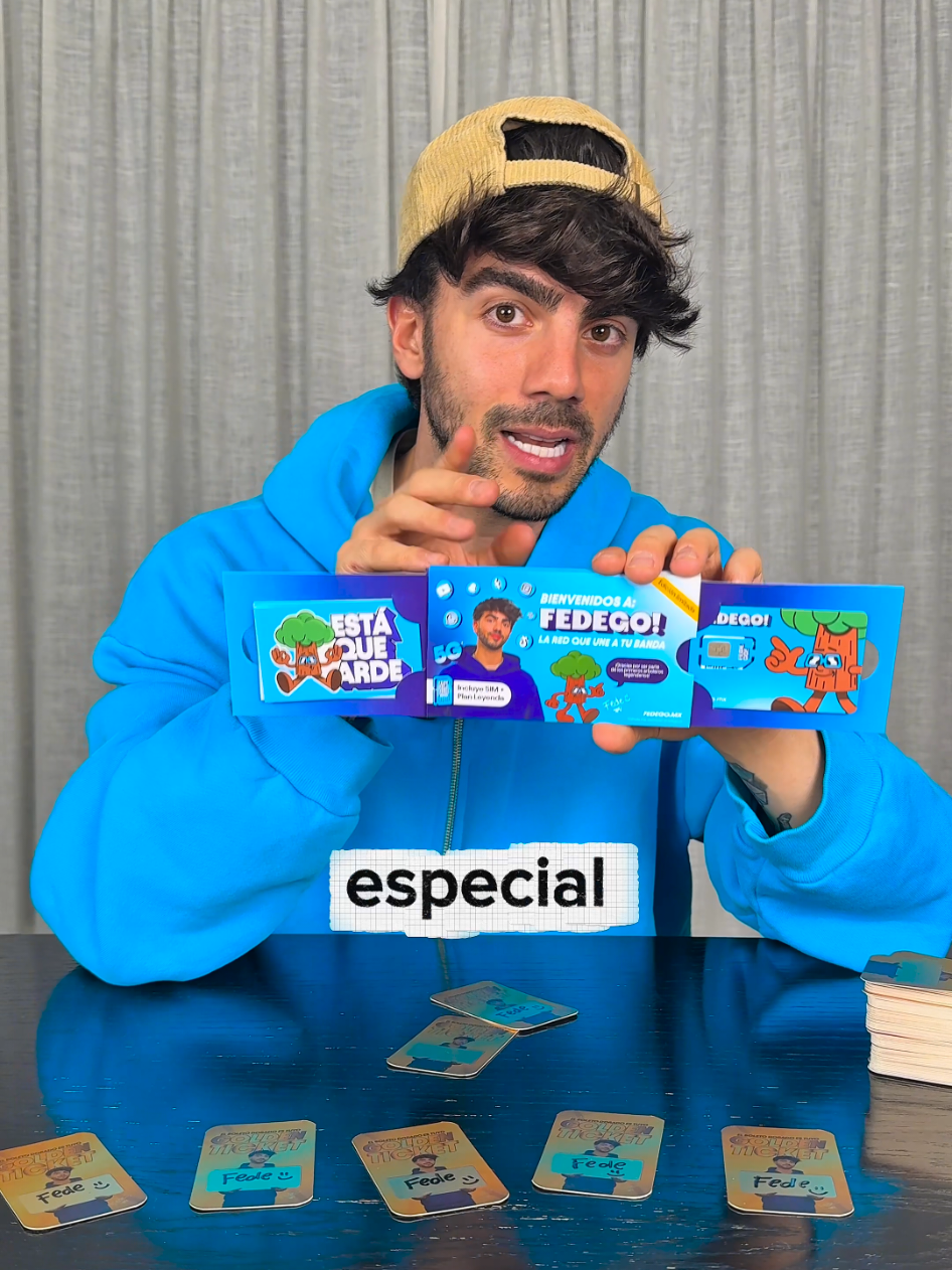 🌳 FedeGo! ya está disponible. 👉 Consigue tu kit en el link de nuestra biografía y podrás ser uno de los afortunados en recibir una de las 100 tarjetas doradas firmadas por @Fede Vigevani  Aplican términos y condiciones, sujeto hasta agotar existencias más en fedego.mx #Fedego #fedevigevani #telefonia #lanzamiento 