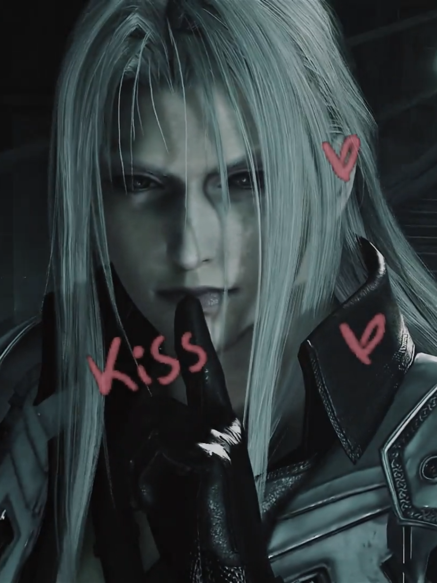 Lots of kisses ( ˶˘ ³˘)♡ || #fyp #foryouu #foryourpagе #sephiroth #sephirothedit #ff7sephiroth #ff7remake #ff7rebirth #ff7 #ff7edit #freakyroth