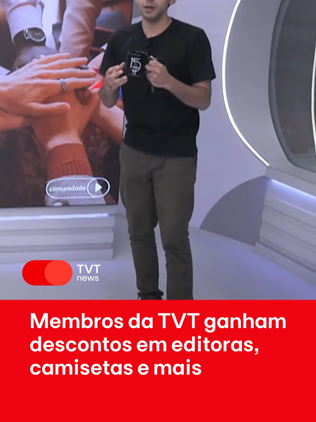 DESCONTOS EXCLUSIVOS | Já pensou em ajudar a construir uma programação mais diversa e curiosa para a TVT e receber benefícios por isso? Agora isso é possível com nosso programa de membros exclusivos do YouTube! Ao participar, você apoia a comunicação pública, recebe descontos em produtos da Autonomia Literária (25%), Boitempo (20%) e Camisa Crítica (13%)! Confira mais detalhes no nosso site e no Youtube pelo nosso link na bio! #tvtnews #jornalismo #noticias #youtube #politica #livros #literatura #editora #camisetas #descontos