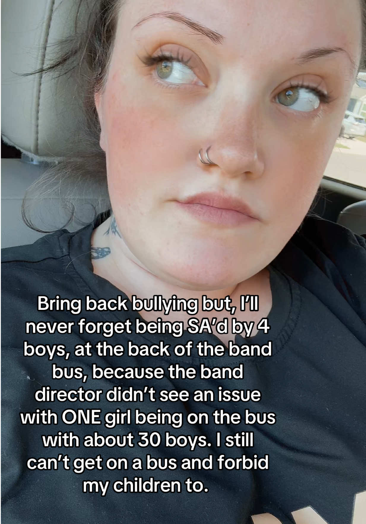 I can’t step foot in a high school without having a panic attack. #bullyingawareness #fyp #healing #selflove 