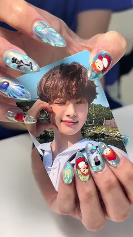 Ej &team X Ponyo #andteam #andteam_ej #ponyo #kpopnails #gelxnails 