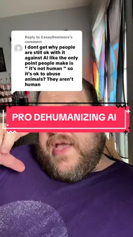 Replying to @CaseyDenimore Why I am pro dehumanizing AI. #technology #mylifeisanrpg 