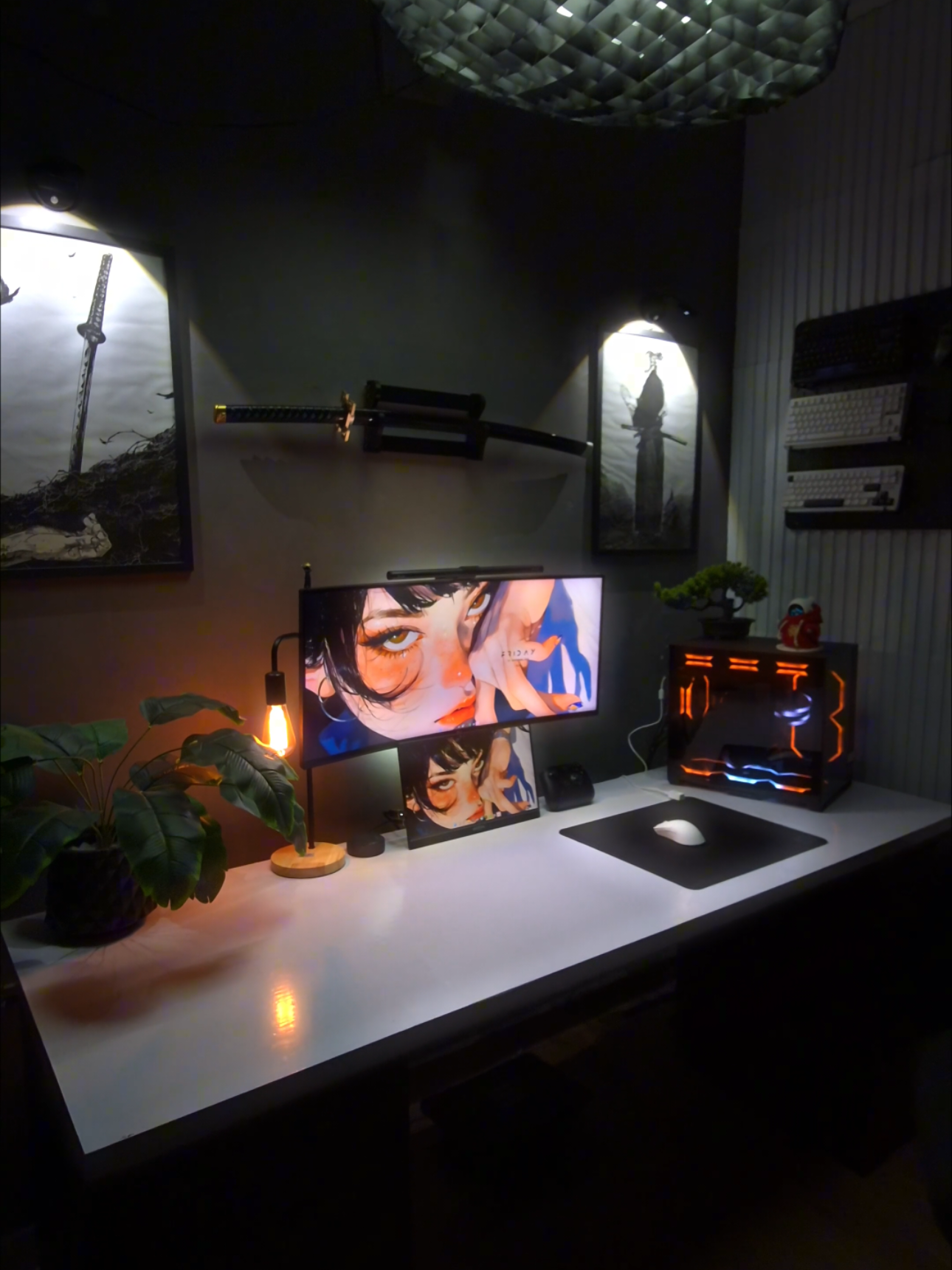 Preciso de mais um Pegboard 😳 #setup #techtok #GamingSetup #pc #gamingpc 