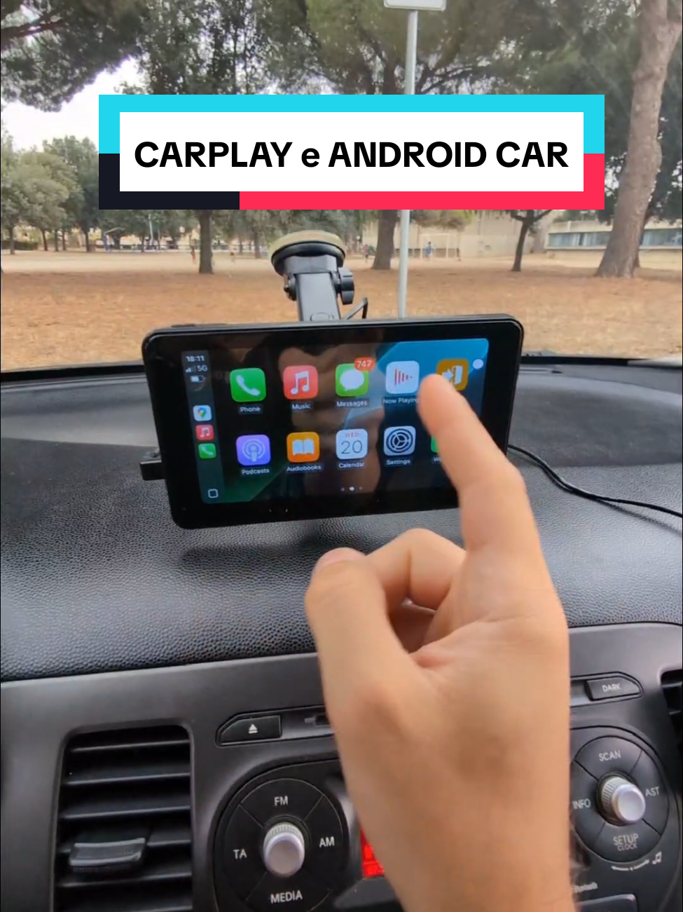 Adesso la sua auto è smart #carplay #androidcarplay #gps #auto #PerTe 