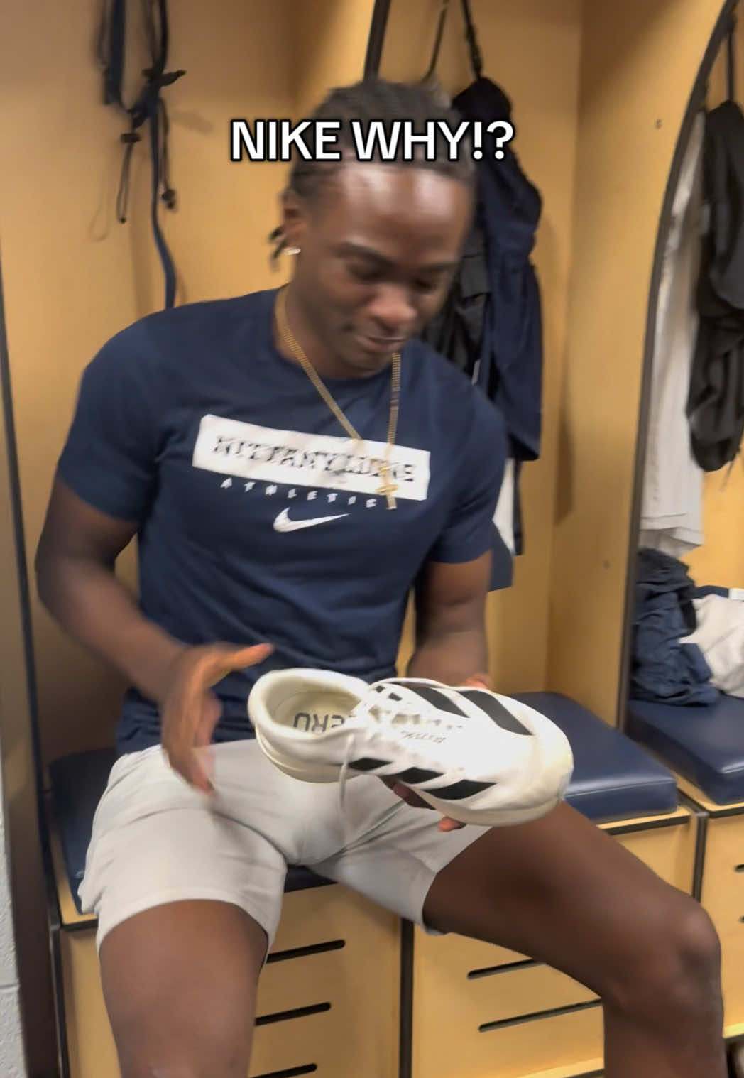 Transfers to Nike school for Nike Gear *school switches to Adidas. #nike #fyp #pennstate   #adidas @Jesufifunmi Olugbenga @Robie  