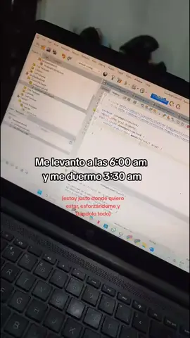 literal mi primer semana y no eh dormido muy bien , pero es el precio que estoy dispuesto a pagar por mi futuro como ingeniero #programacion #programming #poo #javascript #ingenieroensistemas 