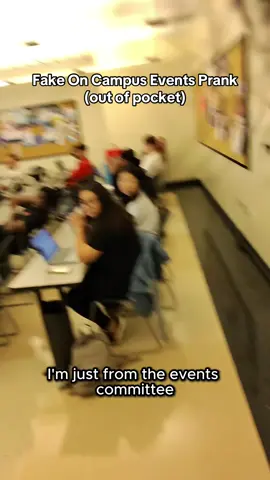 fake on campus events prank gets WILD😂😭 #troll #prank #strangerdanger #eopublic #tatemcrae 