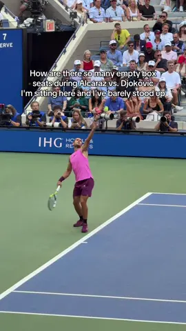 Seeing masters at work I don't want to miss a second #USOpen #tennis #alcaraz #djokovic #atp 