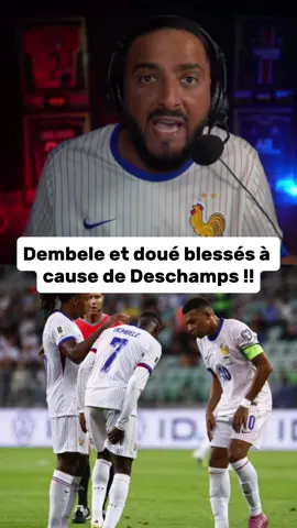Deschamps a pris des risques inconsidérés et résultat doué et dembele blessés !! #limmigreparisien #immigreparisien #mbappe #ukrainefrance #dembele 