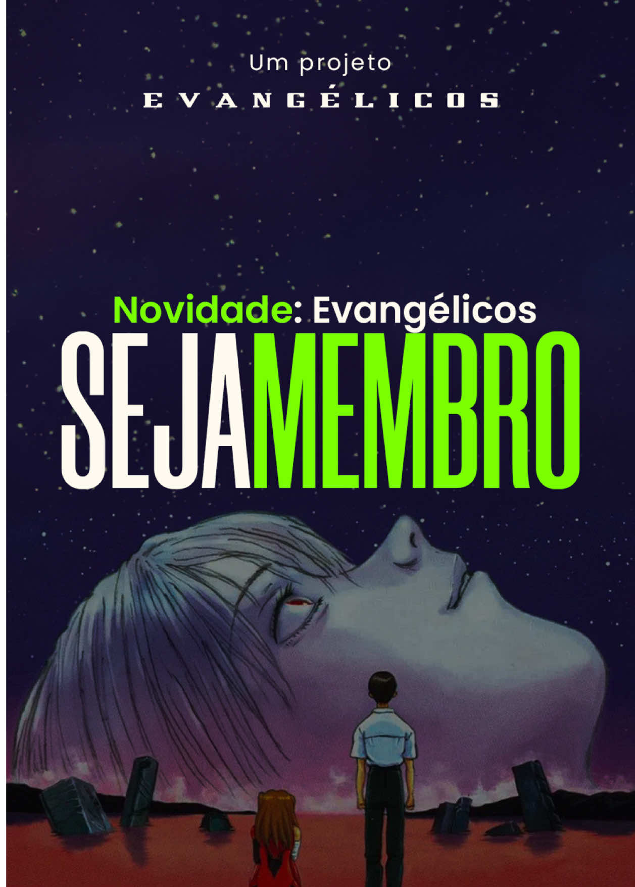 🚀 Novidade para quem acompanha a página! Agora temos um sistema de membros por apenas R$ 7,99/mês. Esse apoio vai direto para melhorar nossa estrutura e trazer conteúdos cada vez melhores, com gravações reais e novos formatos. E quem virar membro ainda garante benefícios exclusivos: ✅ Escolha de temas de vídeos (Eva News e Evangélicos) ✅ Grupo de WhatsApp exclusivo ✅ Sorteios exclusivos ✅ Conteúdo antecipado e exclusivo ✅ Calls com a gente ✅ Créditos no fim dos vídeos ✅ Post mensal de agradecimento Se você gosta do nosso trabalho, esse é um jeito incrível de apoiar e ainda receber algo a mais em troca. Muito obrigado a todos Evangélicos! 💜 #evangelion, #anime, #manga #fyp, #memes.