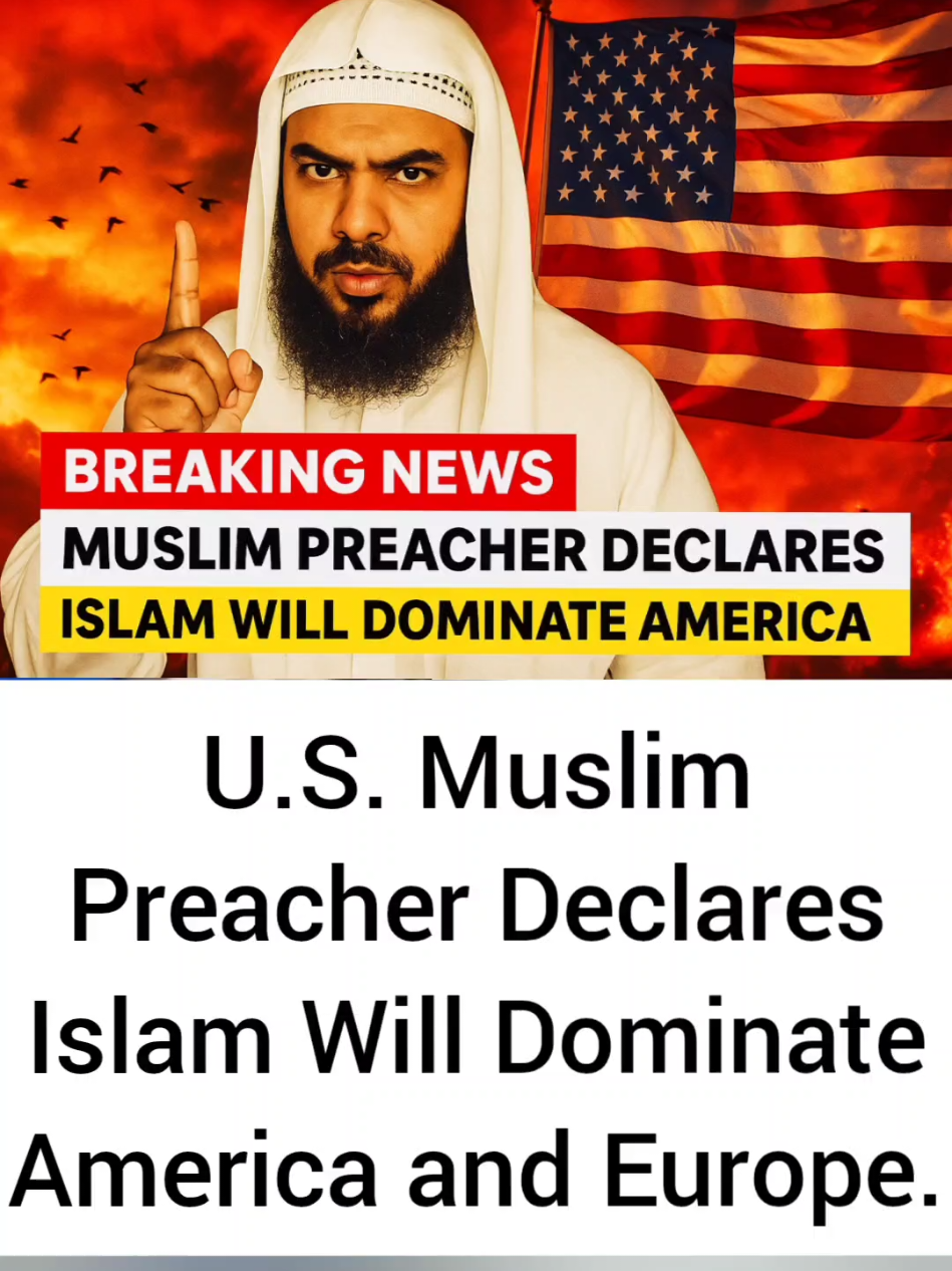 Breaking—U.S. Muslim Preacher Declares Islam Will Dominate America and Europe. islam in america documentary muslim american muslims the usa religion vs christianity prison sharia law quran nation of exposed population west bbc us islamization rise fastest growing mayor explained government usa,  islamic allah jesus is a messenger converting converted  religion mosques 