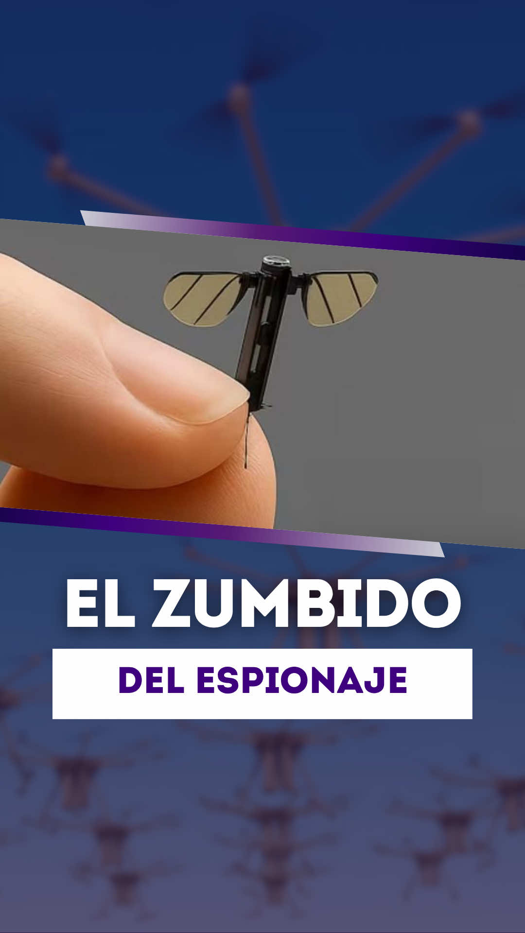 Ahora los drones pueden medir como un mosquito, convirtiéndose en un dron espía irreconocible para los radares convencionales. Fue desarrollado por científicos de una universidad en China, mide un par de centímetros y pesa tan solo 0.3 gramos y sería útil para misiones especiales como la recopilación de información en el campo de batalla. Cuenta con unas pequeñas alas que se baten hasta 500 veces por segundo y unas patitas negras, perfectas para posarse sobre el dedo humano.  El reto detrás de este invento es incluir todos los componentes clave dentro de un espacio tan reducido. Componentes como sistemas de energía miniaturizados, sensores, cámaras, módulos de comunicación inalámbrica, controles de vuelo precisos y hasta micrófonos. Y sí, se necesita una ingeniería micro avanzada para lograrlo. Y justamente por su tamaño, no es capaz de cargar una buena batería por lo que su tiempo de duración no es prolongado. Pero imaginen, así sea con poca duración, podría infiltrarse en zonas que otros robots no, debido a su pequeñez y camuflado de insecto, teniendo muy altas probabilidades de pasar desapercibido ante los radares de seguridad convencionales. #tecnologia #adaptateoapartate #diegoquiroz