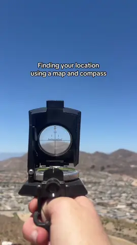 How to shoot a resection using your map & compass. 🗺️ 🧭#creatorsearchinsights #landnavigation #Hiking #map   #creatorsearchinsights  
