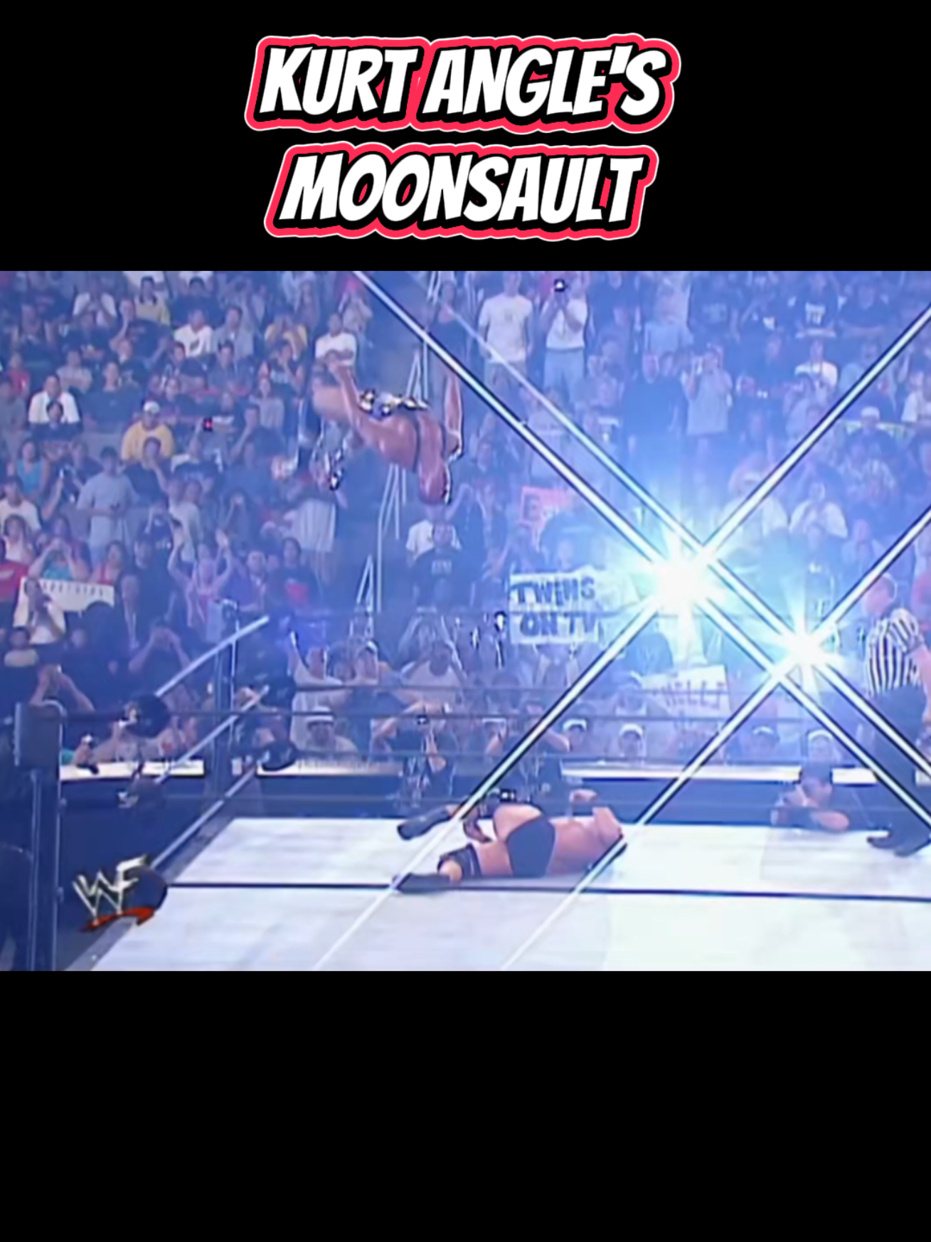 Kurt Angle's Moonsault  #WWE #wrestling #foryou #edit #signature 