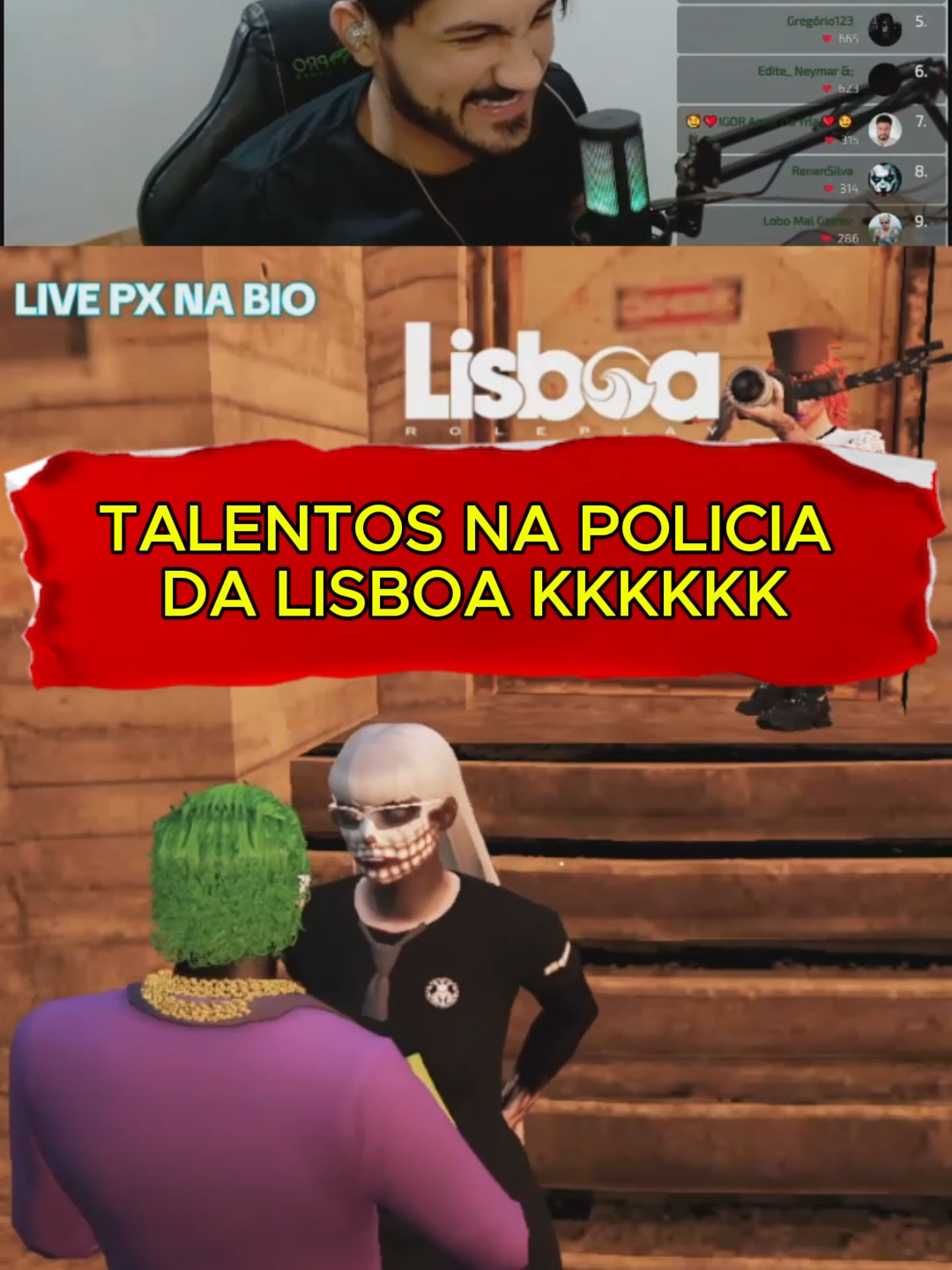talentos na policia da lisboa kkkkkk #coringa #CaosNaCidade #CoringaRP #foryoupage #policia #lisboarp