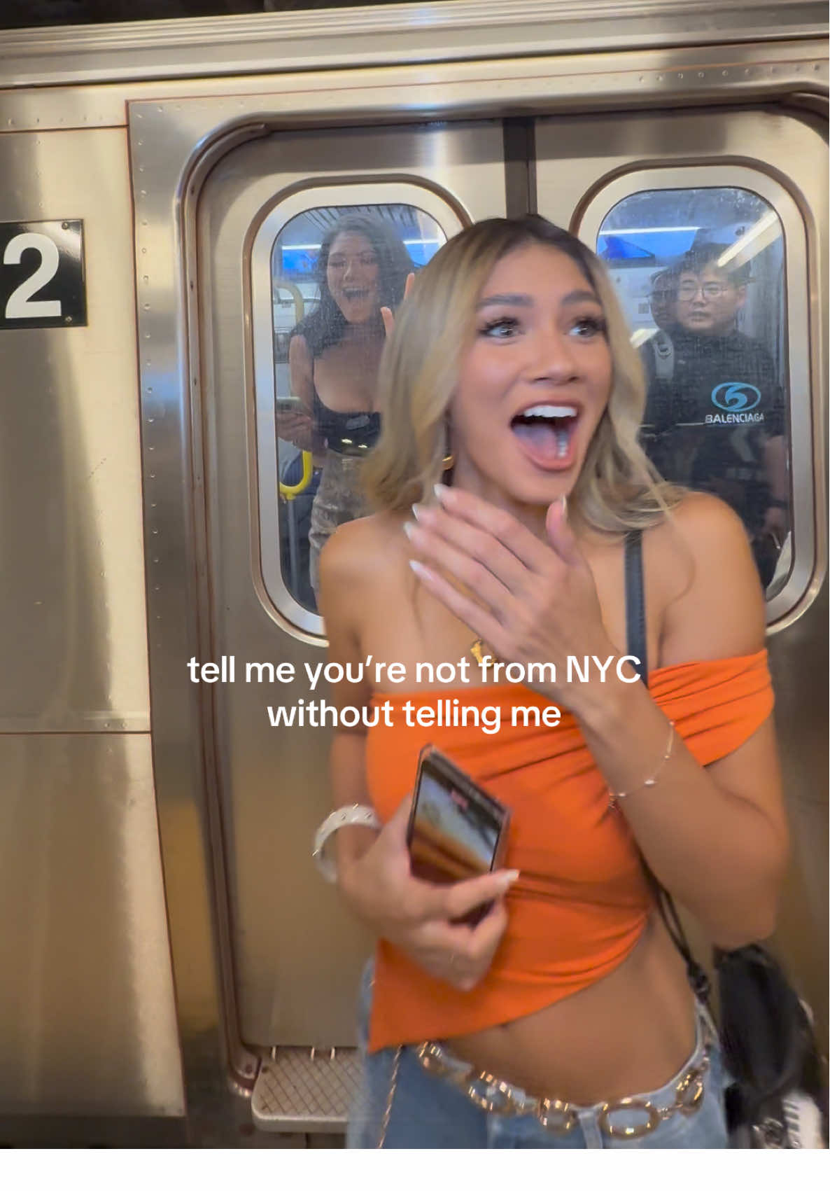 i’m a rookie in these streets 🫣 we got separated for a lil while but found our way back eventually ahaha. the only subway i’m familiar with is subway eat fresh 👅  #nyc 