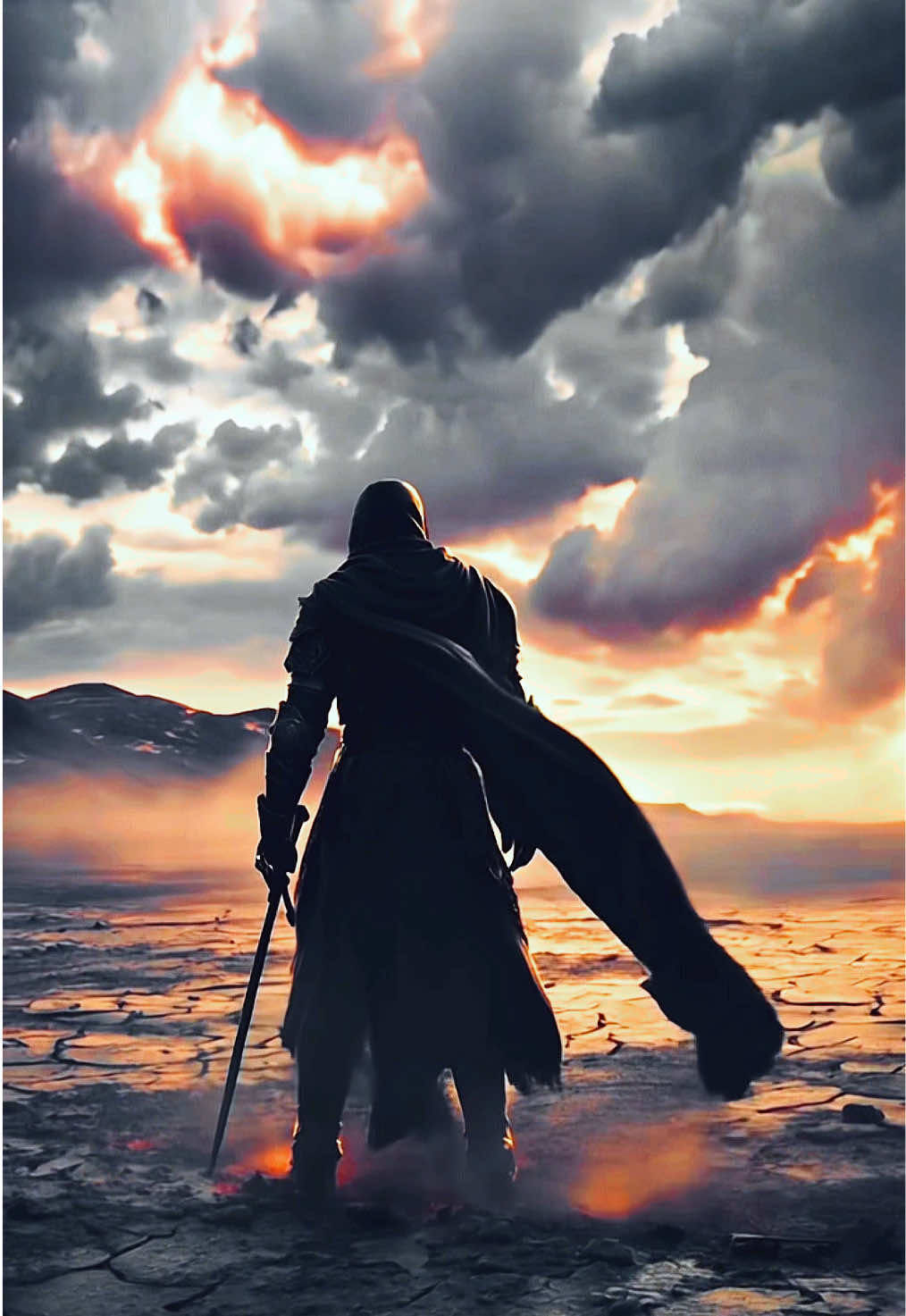 Hellstorm. #darkfantasy #darkknight #epic #storm #thunder #epic #movie #moviescene #medieval #epicness #fyp 