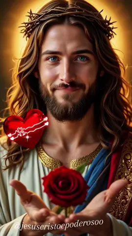 Parabéns, minha princesa charmosa, guerreira, escolhida e vitoriosa. Congratulations, my charming, warrior, chosen, and victorious princess. Today is your day, and I, Jesus, ask you to stop and listen to me with an open heart. I rejoice to see the incredible woman you have become: firm, courageous, authentic, and full of confidence. You are no ordinary woman. You were set apart by me; you are determined, strong, and imbued with my presence. I formed you with care, I designed every detail of you uniquely, with marks that only you possess. Within you, I planted a heavenly strength that cannot be erased by anything in this world. #jesuscristo #parabens #autoestimafeminina #sevalorizamulher #escolhida 