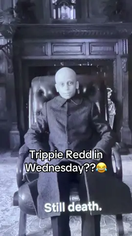 🤣🤣🤣 #wednesdayaddams #wednesdaynetflix #wednesday #trippieredd 