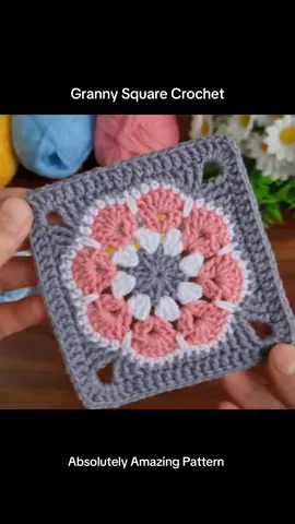 Granny Square Crochet Absolutely Amazing Crochet Pattern #crochet #crochettutorial #crochetpattern #crocheting #crocheter 