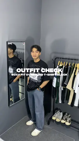 Boxy fit t-shirt fitcheck, spill kaos klik disini 👉🏻@Mass 🅰️👈🏻 #fypシ゚ #fitcheck #kaosboxy #boxyfit #outfitinspo 