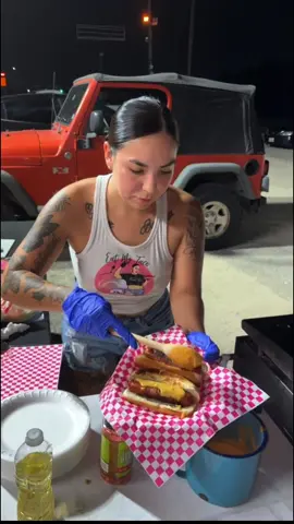 No filter No Makeup raw footage of me working making my bacon wrapped hot dog topped with melted cheese and hot Cheetos dust 🤤
