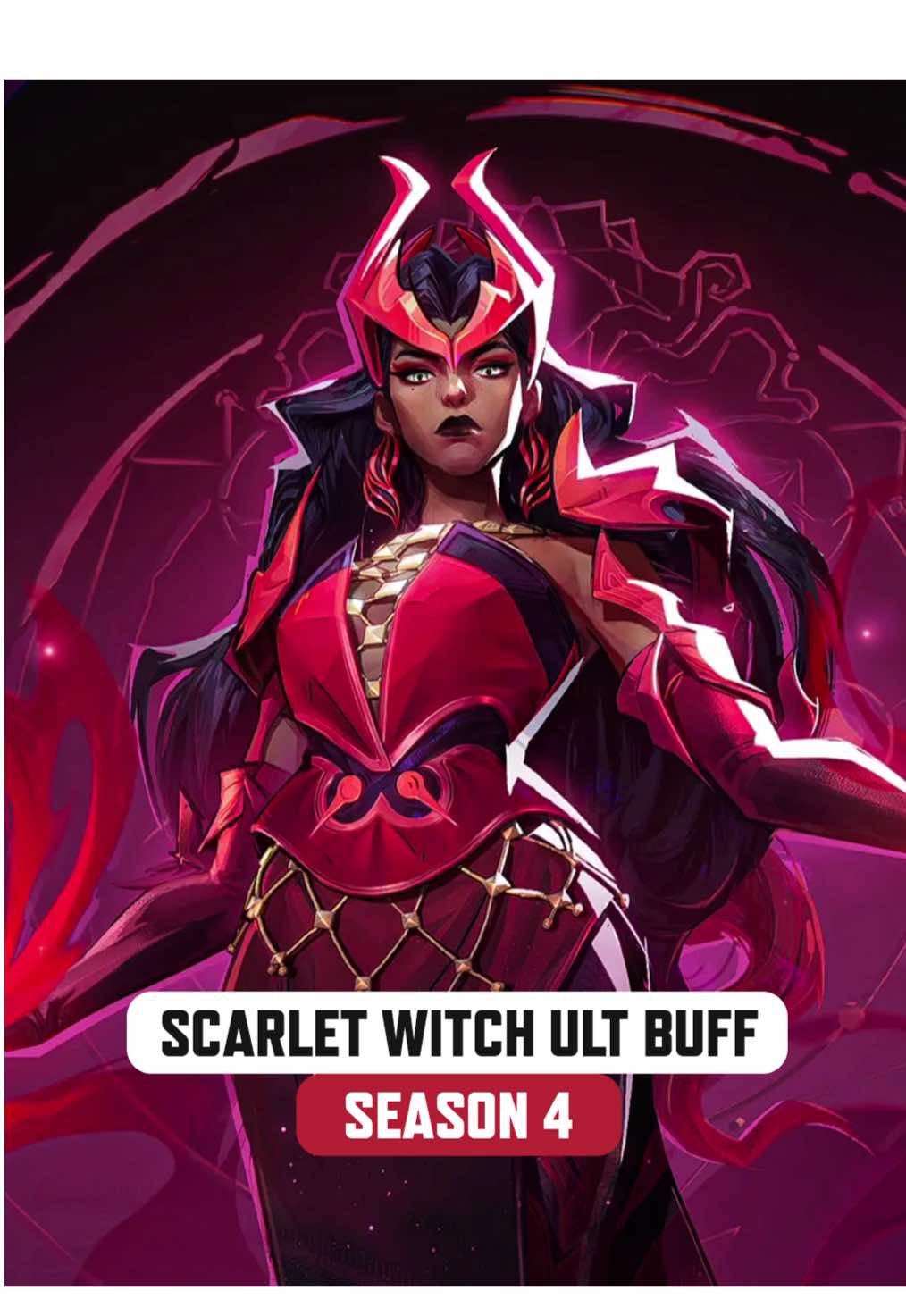 Wanda’s ult has been buffed in Season 4 with a damage increase (800 to 9,999) and now pulls in enemies! #MarvelRivals