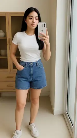 CELANA JEANS WANITA HOTPANTS MODEL KOREAN STYLE DENIM #celanapendek #celanawanita #outfit 