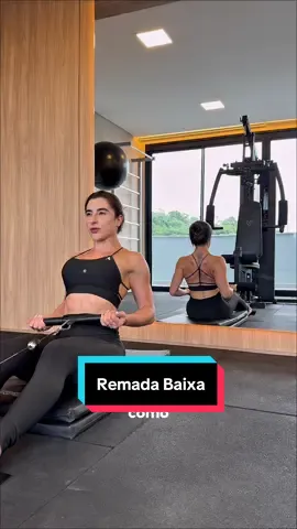 REMADA BAIXA do jeito certo ✔️ ✅ Mantenha a postura reta, peito aberto. ✅ Movimente os ombros primeiro e em seguida os cotovelos. ✅ Oobjetivo deve ser fechar as escápulas. ❌ Não curve a coluna. ❌ Não balance o corpo. ❌ Não use os braços como foco, o trabalho é das costas! Qual outro exercício você tem dificuldade de fazer na academia?