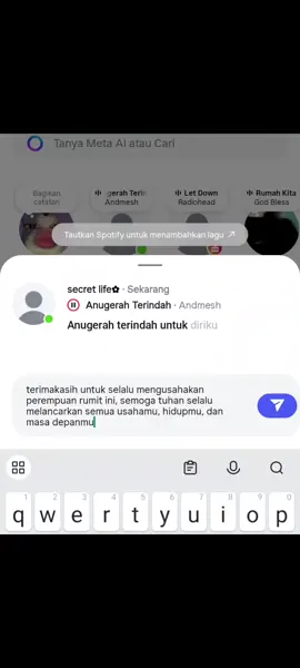 anugrah terindah lagii #anugrahterindah #andmesh #foryou 