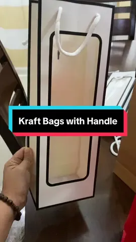 Luxury doesn’t have to shout—kraft speaks softly with elegance. #kraftbagwithwindow #packaging #paperbags #winebags #foryoupage 