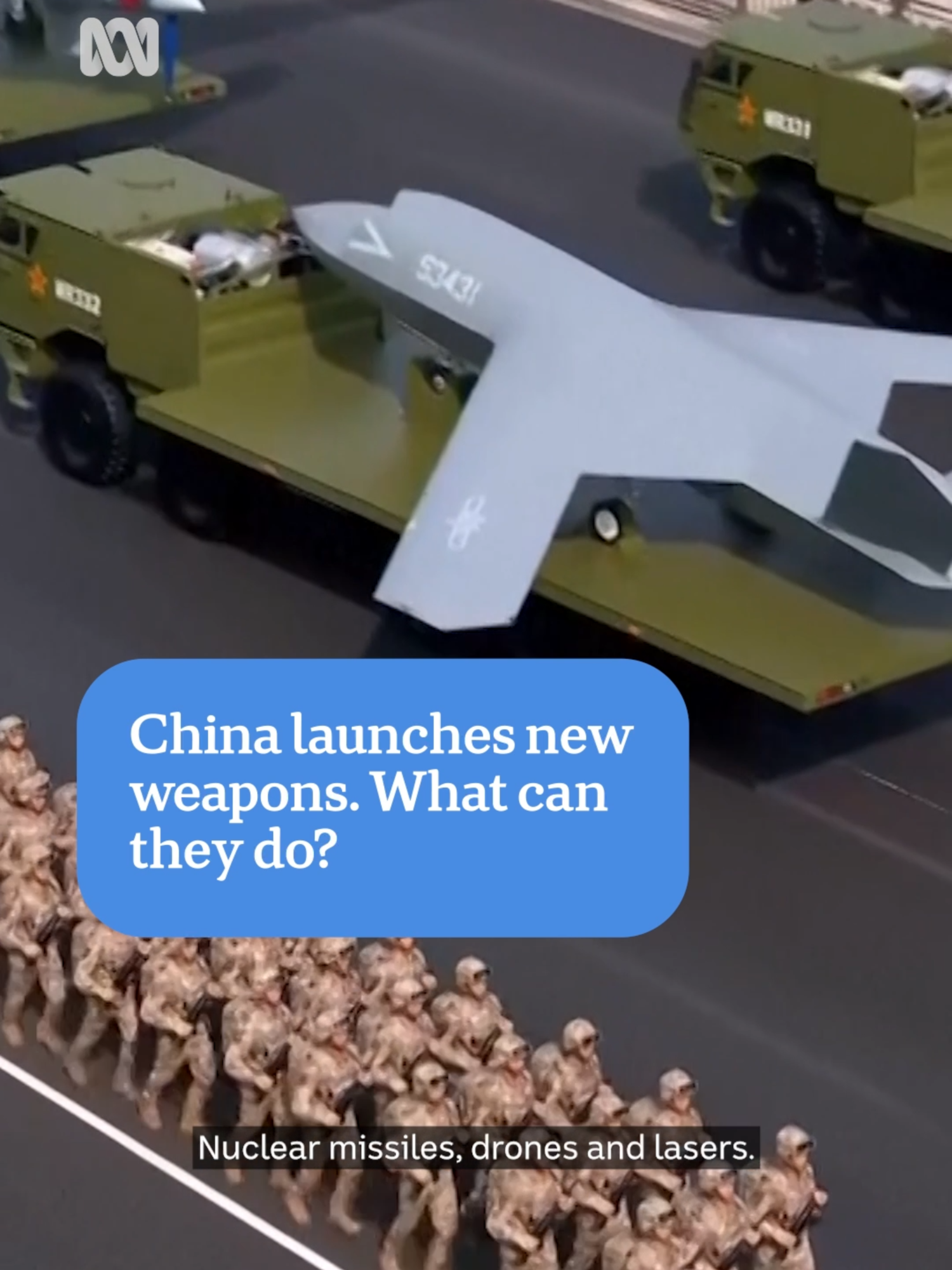 China's military has shown the world its 'next generation' of weapons. So what are they, and what can they do?  #ABCAsiaPacific
