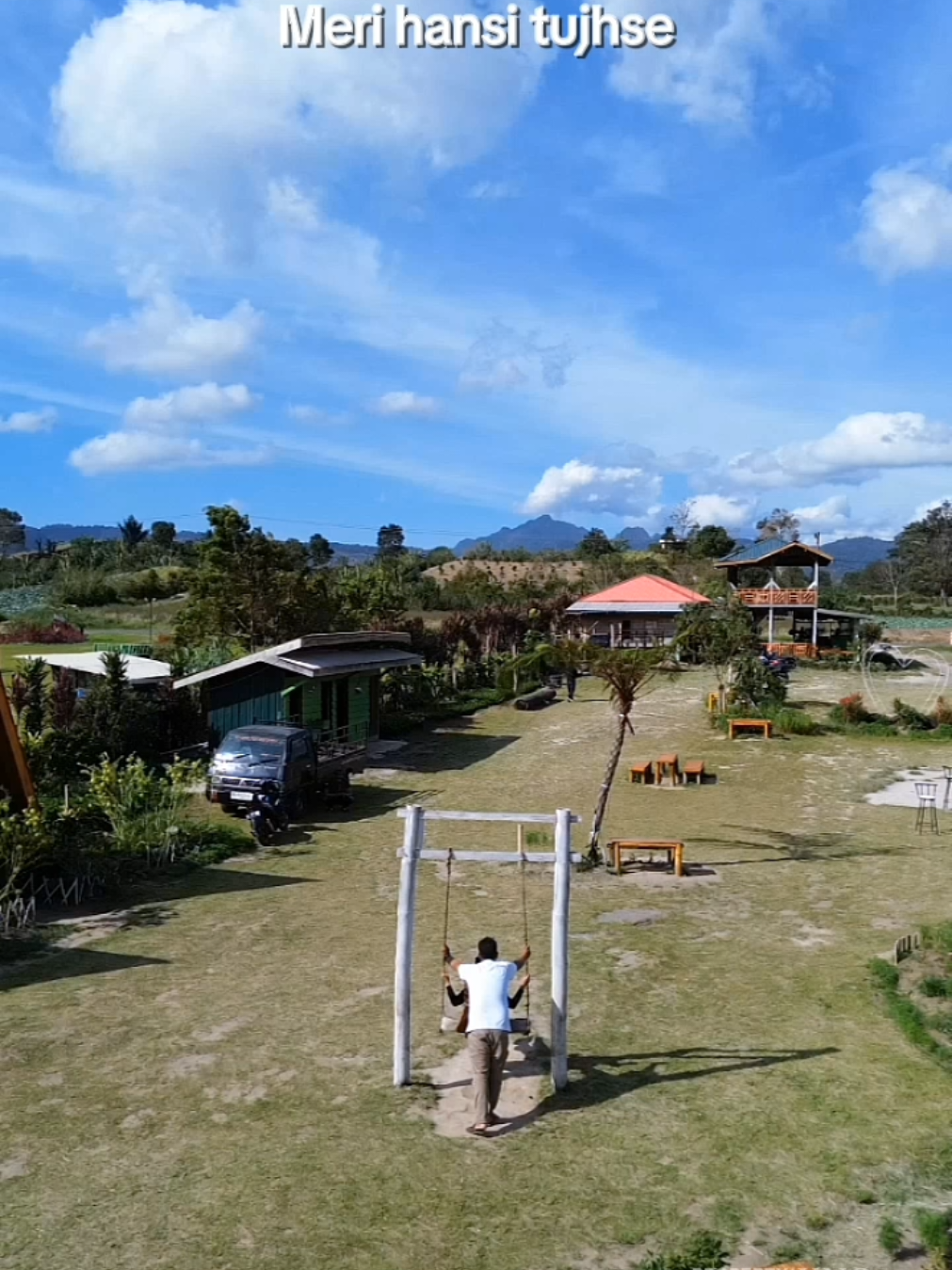 Happy weekend  A peaceful day in kaki Gunung Sinabung 💙 kalau kamu weekend ini rencana jalan kemana?? . . . #wisatasumut #rentalmobilmedan #travelsumut #kualanamotravelling #fyp 