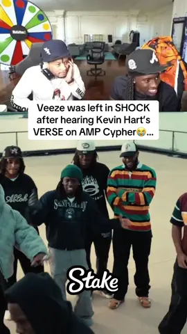 Veeze was left in SHOCK after hearing Kevin Hart’s VERSE on AMP Cypher😭… #kaicenat #veeze #mafiathon3 #kevinhart 