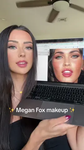 attempting Megan Fox makeup ✨ #meganfoxmakeup #makeuptutorial #makeuptransformation #meganfox 