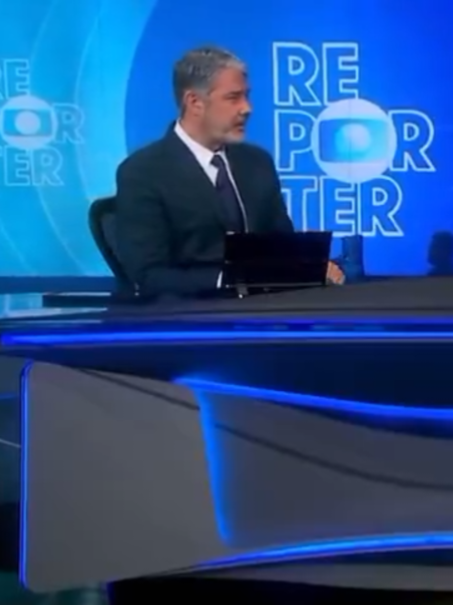 Ele já avisou que vai pro Globo Repórter? 😂 #WilliamBonner #RenataVasconcellos #Globo #jornalnacional 
