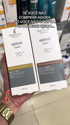Protetor Solar Episol Color no TikTok Shop na oferta, essa é a sua oportunidade de ter o seu. Aproveita agora clicando no carrinho laranja. @Mantecorp  #tiktokshop #episolcolor #protetorsolar #mantecorp