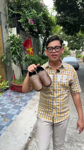 Giày lười da , quai da thật mềm mại đế khâu chỉ #giayluoi #giayda #giaydabo #giaygiare 
