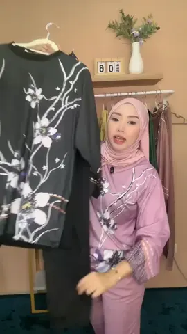 SET ORCHID LYCRA FLORAL 9.0 PREMIUM BY PHIPHI design Muslimah! Beli sepasang baju dan seluar, memang tak rugi!